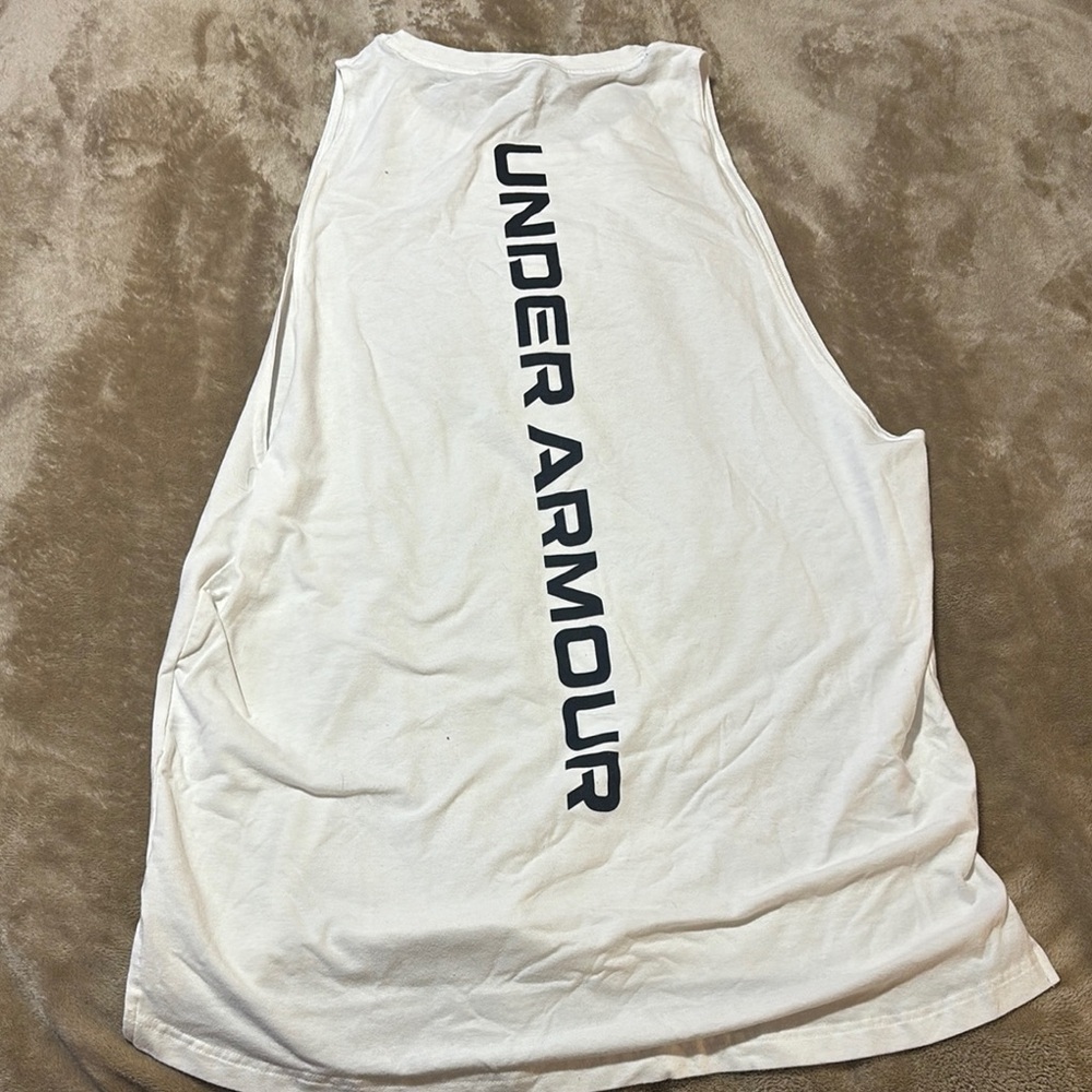 Under Armour White Tank Top - Picture 2 of 4